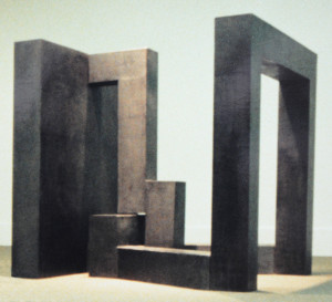 Temple intérieur I - Sculpture en fer, 1984 - Pierre Hémery