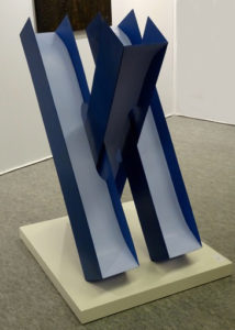 Hommage à Girolamo Cardano, sculpture en acier polychrome, 2016 - Pierre Hémery